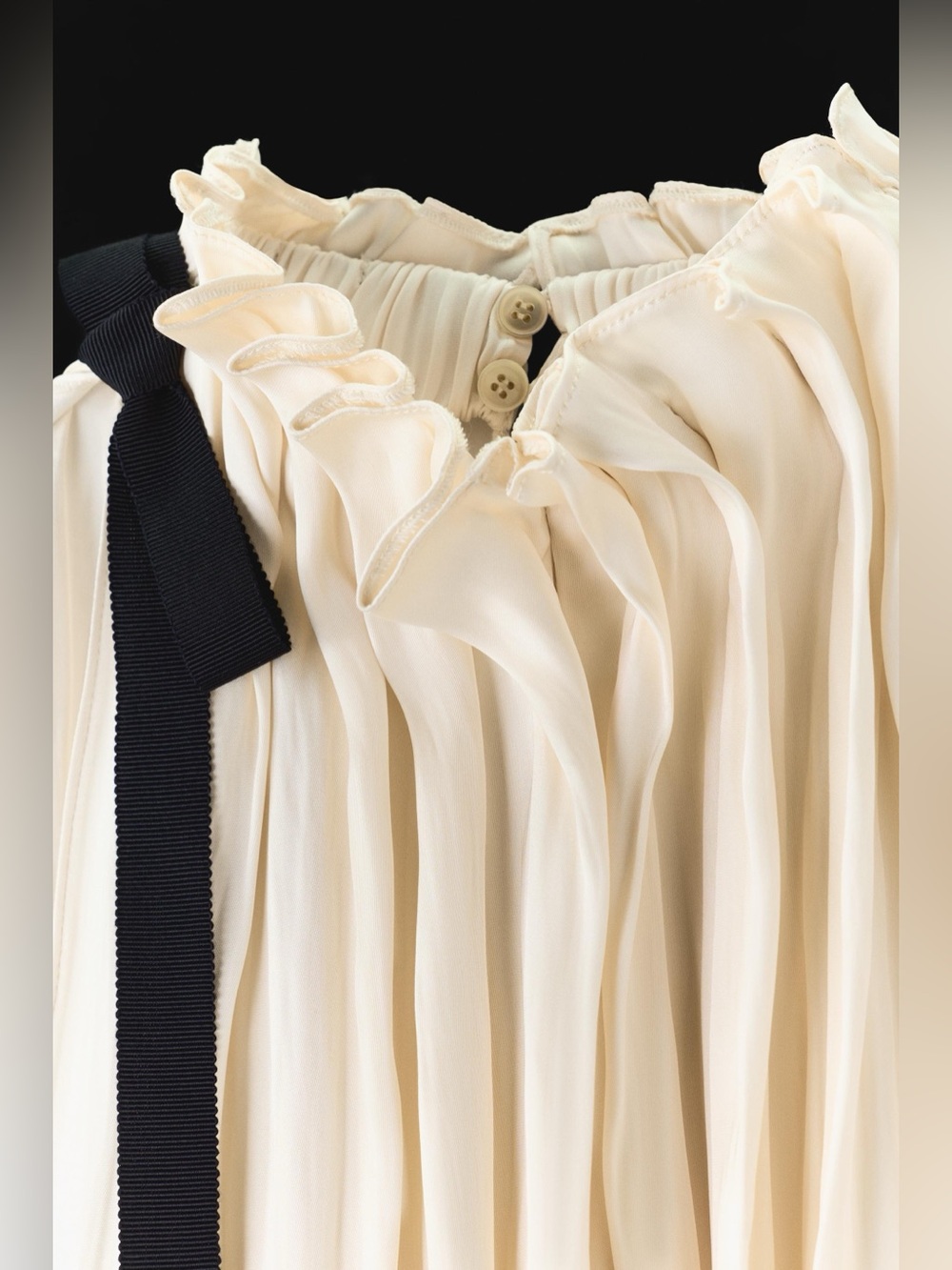 Zara Bestseller Satin Ribbon Jumpsuit Wide Leg Halter Wrinkl Fabrc Detail White - Picture 9 of 16